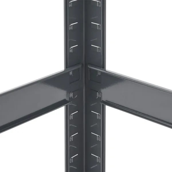 Juskys Set 2 rafturi - 160 x 80 x 40 cm - gri