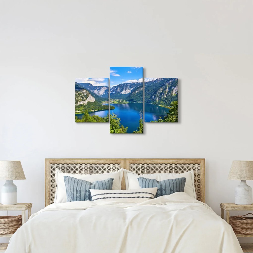 Tablou - Lacul Hallstatt, Hallstatt, Austria (90x60 cm)