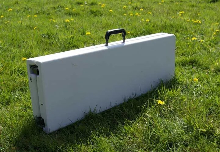 Masa de gradina rabatabila Garth 180 cm + 2 banci