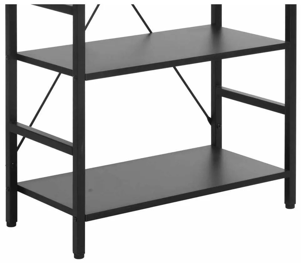 Raft Minto, 4 rafturi, negru