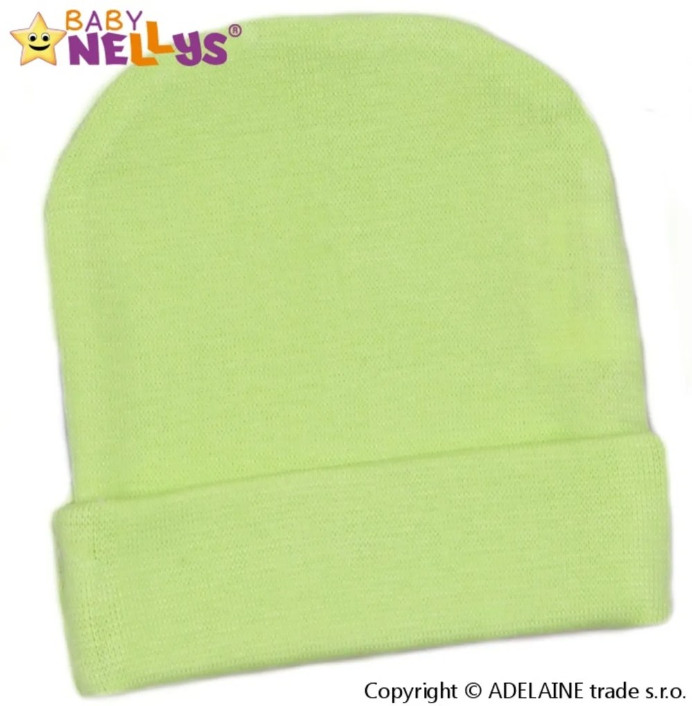 Baby Nellys Căciuliță pentru nou-născuți - verde, mărimea. 56 56 (1-2 m)