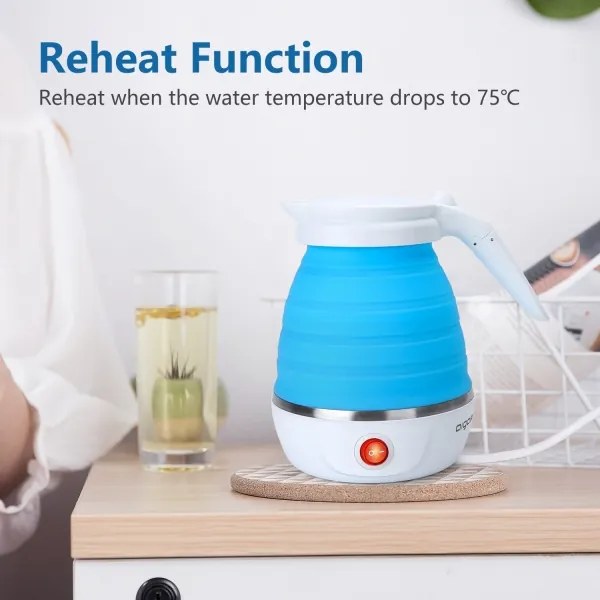 Fierbător de apă portabil Aigostar 600ml 1000W/230V