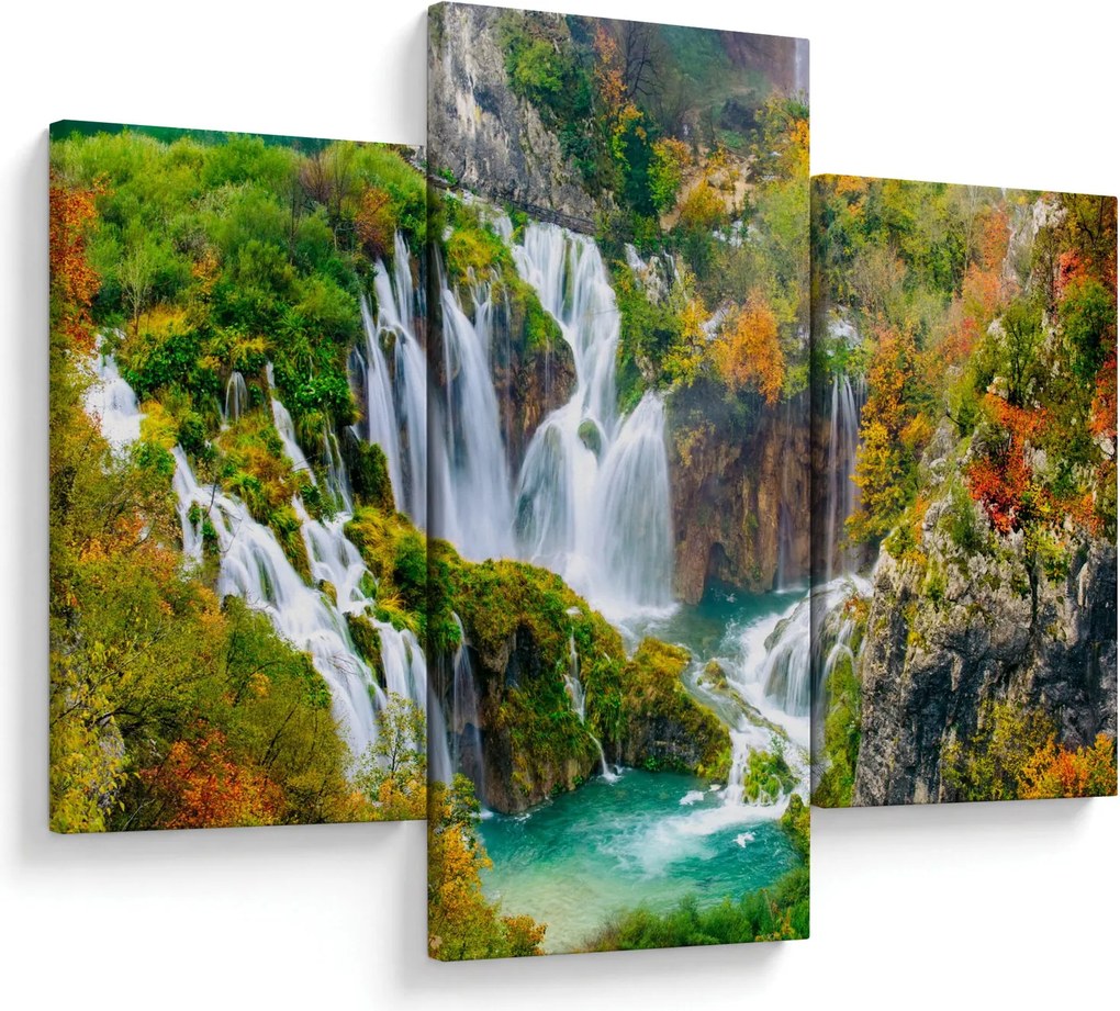 Tablou - Parcul Național Lacurile Plitvice (90x60 cm)