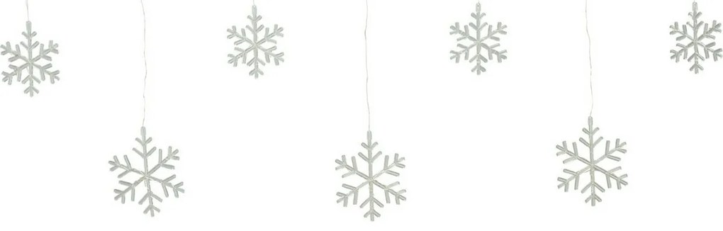 Ghirlandă luminoasă pentru exterior Snowflakes,200x60cm, LED, alb rece, temporizator, 8 funcții, 200 cm