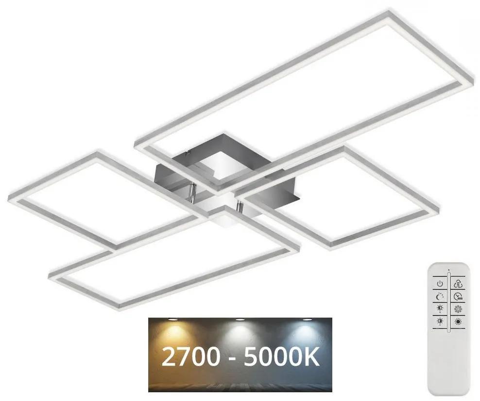 Lustră LED aplicată dimabilă Brilo 3170-018 FRAME LED/51W/230V 2700-5000K + telecomandă