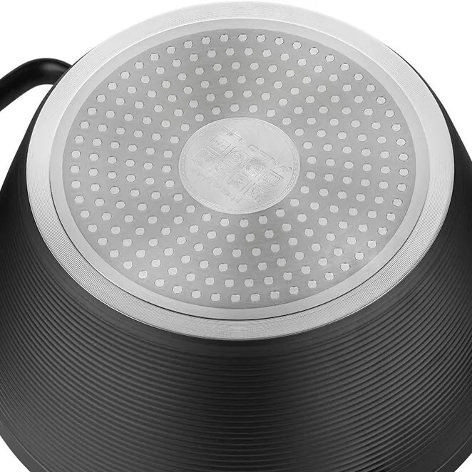 Florina Oală din aluminiu Carina Black 2,2 l, 20 cm, diam. 20 cm