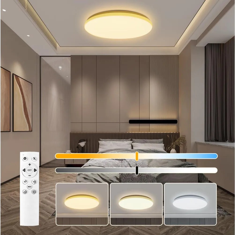 Plafonieră LED dimabilă Brilagi MILKY WAY LED/36W/230V 3000-6500K +telecomandă