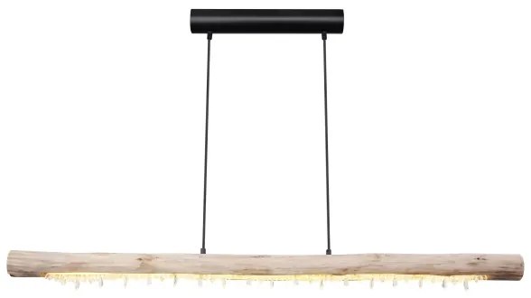 Globo FELICITAS 15354-20-LED, lustru suspendat pe cablu, compatibil cu dimmer, LED/25W/230V, bej