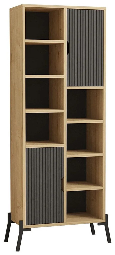 Raft Masiso (stejar zafir + antracit) . Promo -27%. 1093006