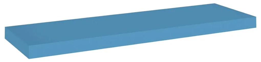 326621 vidaXL Raft de perete suspendat, albastru, 80x23,5x3,8 cm, MDF