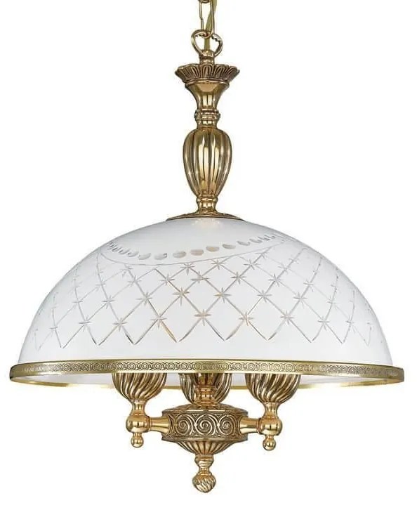 Lustra clasica alama/sticla realizat manual 7102