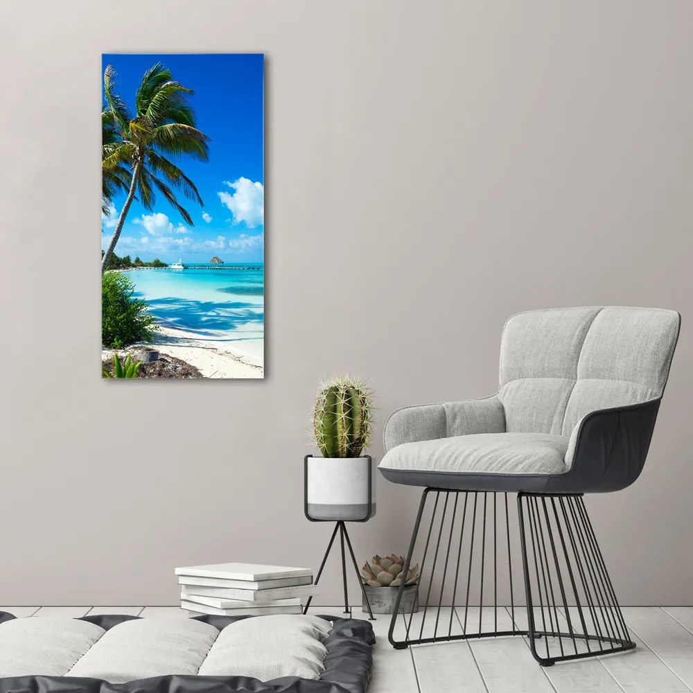 Pictură pe pânză Plaja tropicala