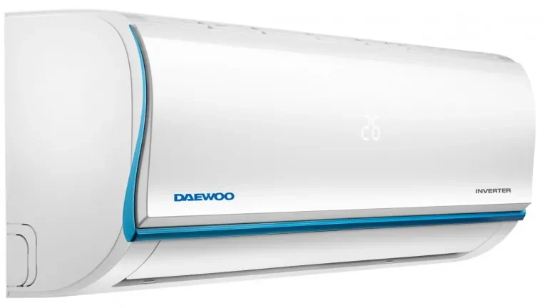 Aparat de aer conditionat inverter Daewoo SAF24M1WR30, 24000 BTU, A++, 60 m², 7 moduri, Wi-Fi, Dezghetare automata, Autocuratare, Timer, Jet Cool/Heat, Alb