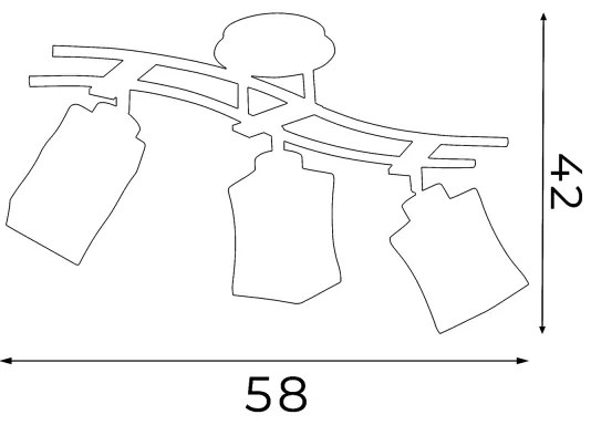 Plastydip DERBY 3xE27/60W/230V