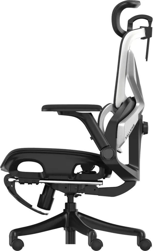 Scaun Ergonomic Premium Gaming & Office SIHOO X7S-101-JT– Xallking Dundun – Suport lombar reglabil, Șezut cu Translație, Cotiere 3D, Tetiera 3D, Mecanism de Înclinare/Blocare în 3 poziții, Suport picioare, Mesh, Negru