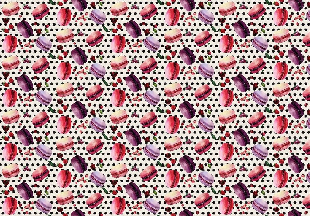 Fototapet - Macarons (254x184 cm)