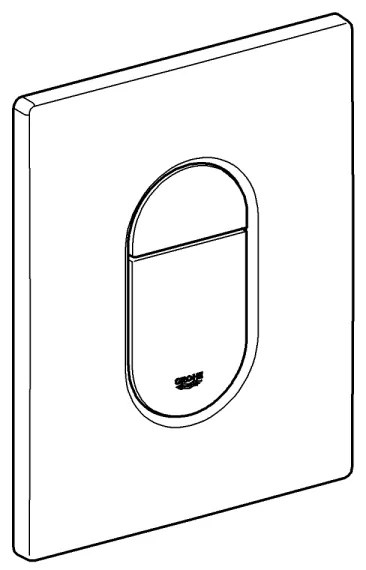 GROHE 38844000 - Plăcuță de comandă ARENA COSMOPOLITAN 156 × 197 mm crom