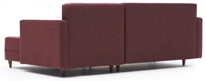 Canapea Tip Coltar Aydam Right - Claret Red 215 X 80 X 150