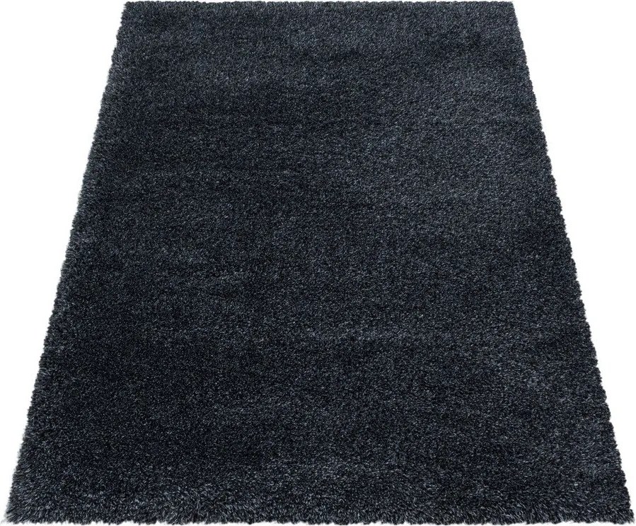 Covor gri antracit 60x110 cm Fluffy – Ayyildiz Carpets