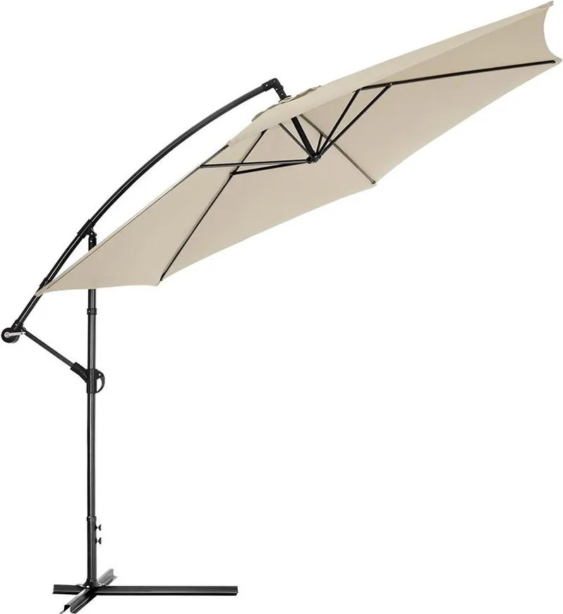 Umbrelă reglabilă AVENBERG SUNNY 300, diametru 3M, Bej-crem