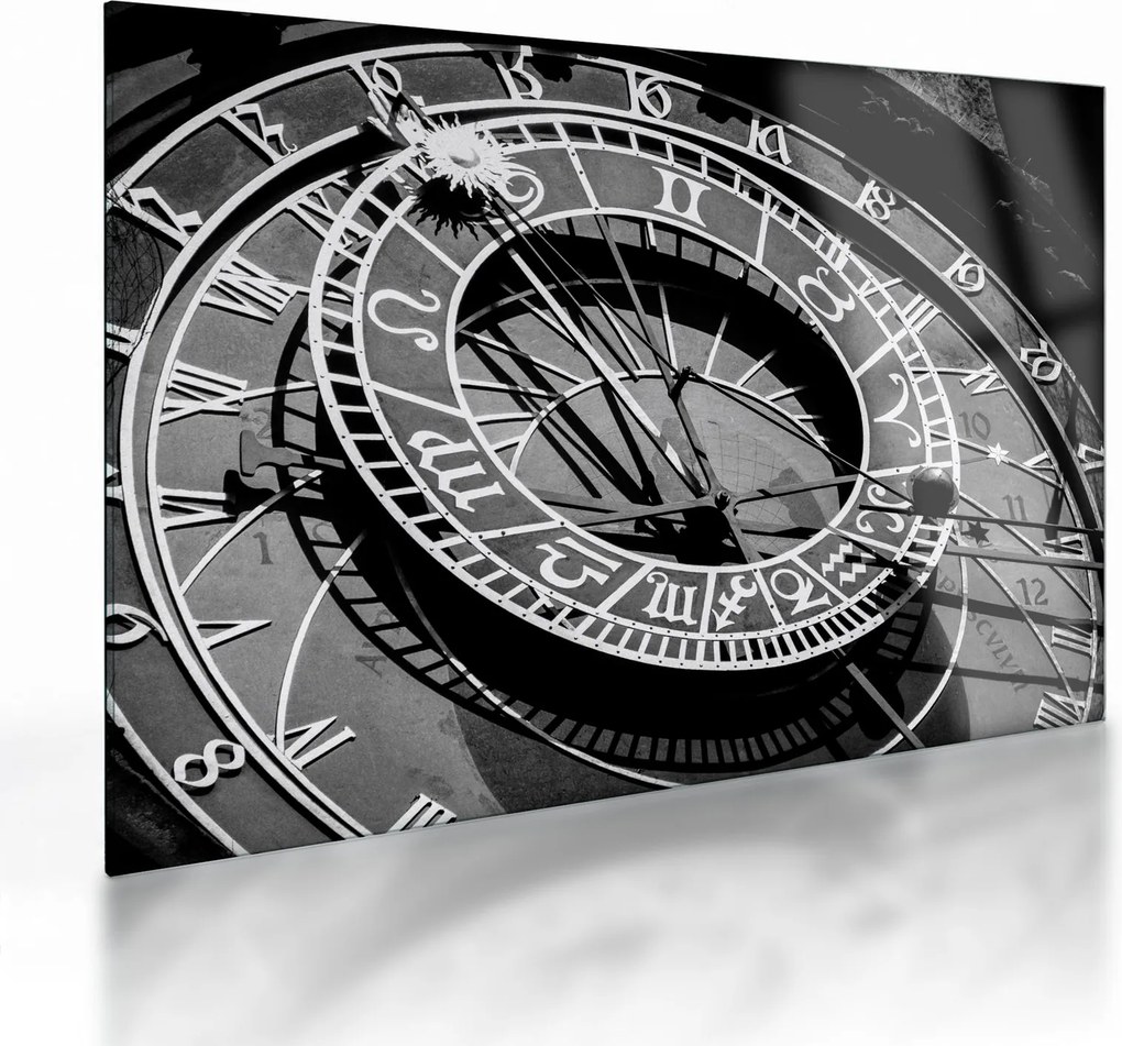 Tablou pe sticlă - Ceasul Astronomic, Praga, Republica Cehă (70x50 cm)
