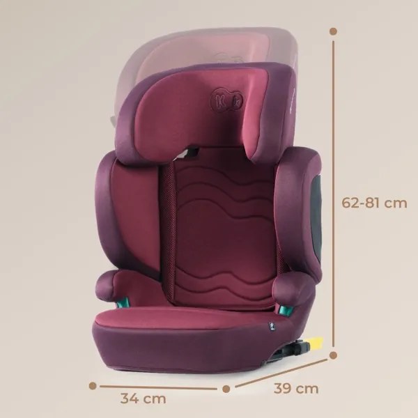 Scaun auto KINDERKRAFT SELECT XPAND 2 i-Size (100-150 cm) Premium Cherry pearl