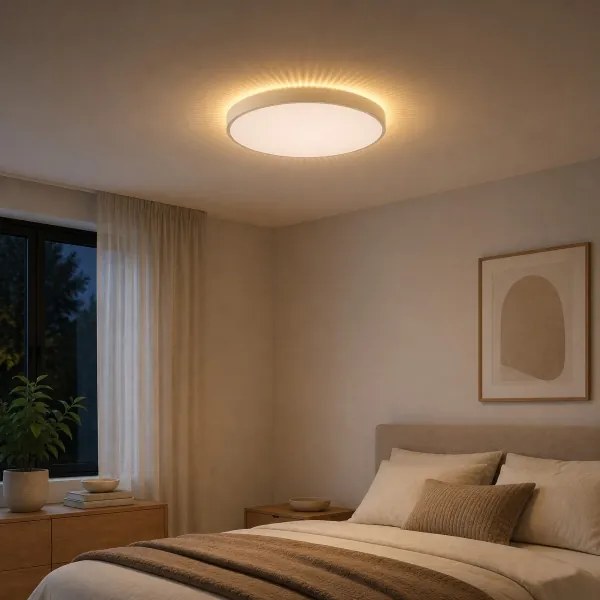 Brilliant - Plafonieră LED SOLISTRA LED/36W/230V, Ø 54 cm, albă