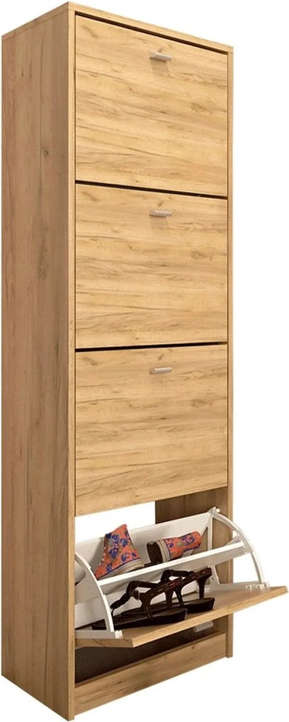 Pantofar VIVAT NEW TYP 3, stejar sonoma, PAL melaminat, 50x28x152 cm