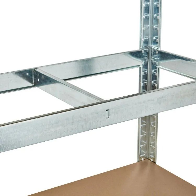 Raft metalic stabil pentru depozitare. Model cu 5 nivele 180x90x40