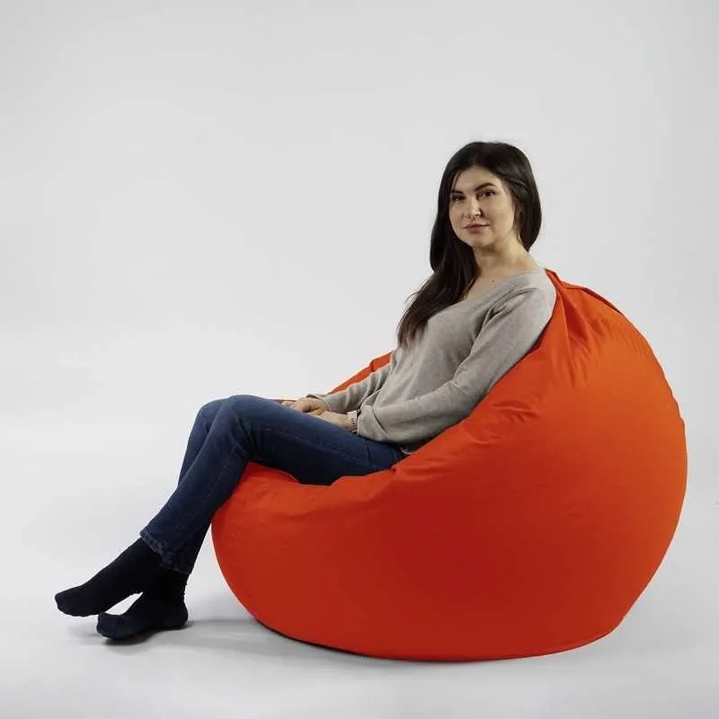 Fotoliu Relaxo XL, Material impermeabil - Neon Orange