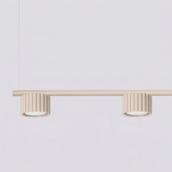 Sollux SL.2697 - Lustră suspendată pe cablu AURA 4xGX53/10W/230V crem
