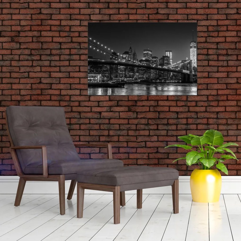 Tablou cu podul Brooklin în New York (90x60 cm)