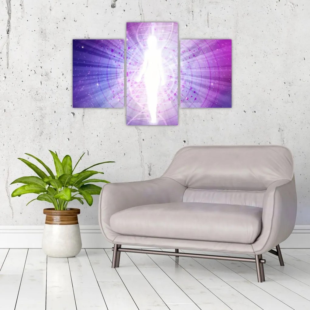 Tablou abstract - Femeie (90x60 cm)