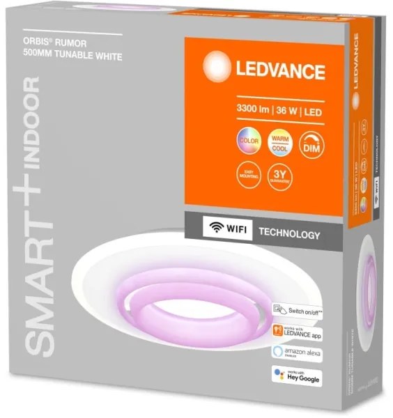 Plafonieră LED RGBW dimabilă SMART+ ORBIS LED/32W/230V Wi-Fi Ledvance