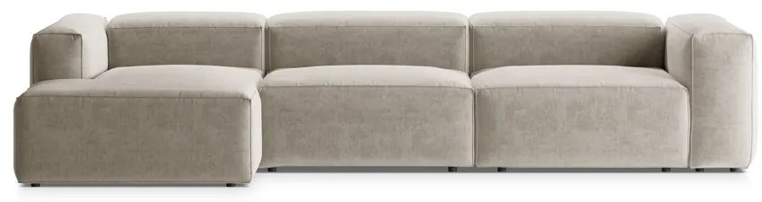 Coltar 4 locuri Bergamo stofa L344 cm