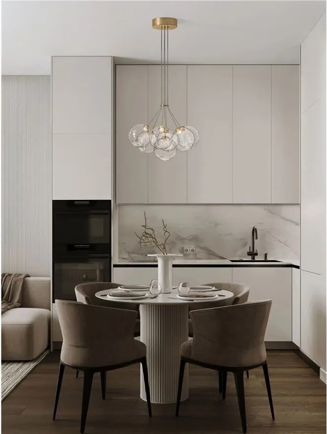 Lustra LED design decorativ 3000K BLAZIK D-42cm