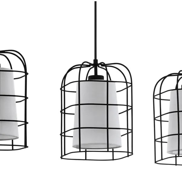 Eglo 43355 - Lustră pe cablu BITTAMS 3xE27/28W/230V