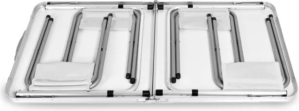 Masă de camping pliabilă cu scaune - set pentru drumeții pentru 4 persoane Gri