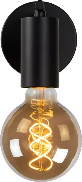 Lampă de perete Lucide 21221/01/30 LEANNE 1xE27/40W/230V negru