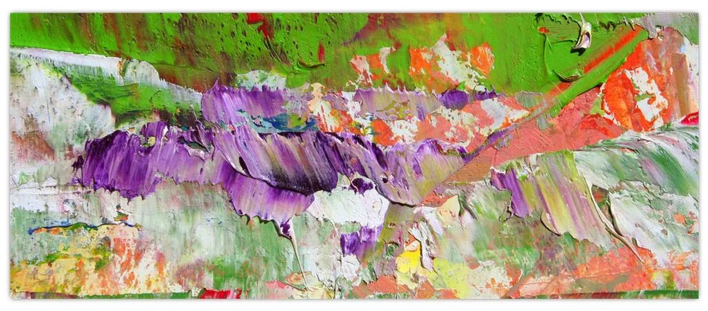Tablou cu abstracție - pictura (120x50 cm)