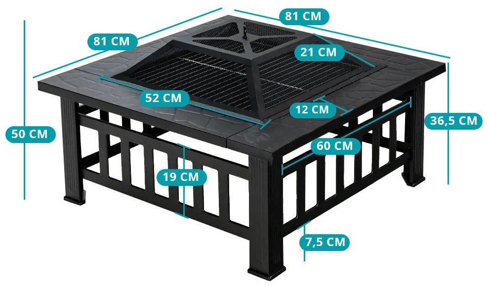 Focar 3 în 1 cu plasă de protecție împotriva scânteilor