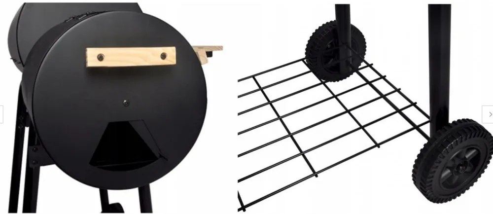 Grătar dublu mare cu termometru XXL