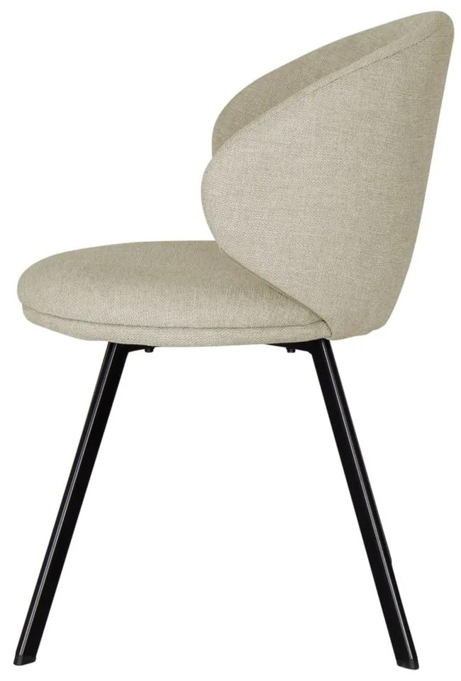 Scaune de dining bej 2 buc. Zoe – Tenzo