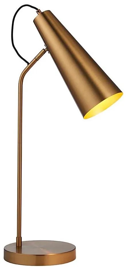 Endon KARNA 107527 - Lampă de masă 1xE27/10W/230V, alamă