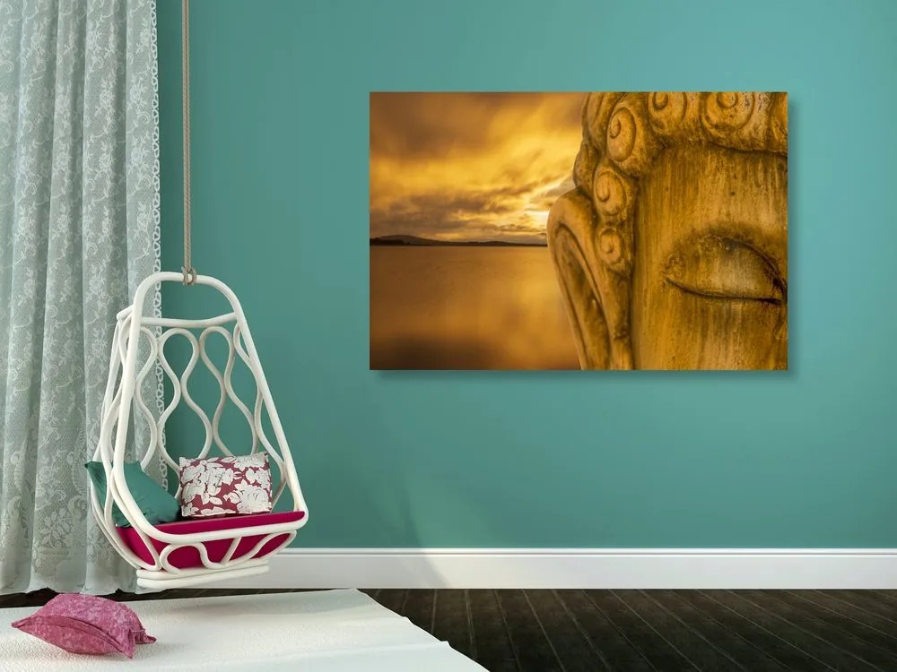 Tablou detaliu Budha