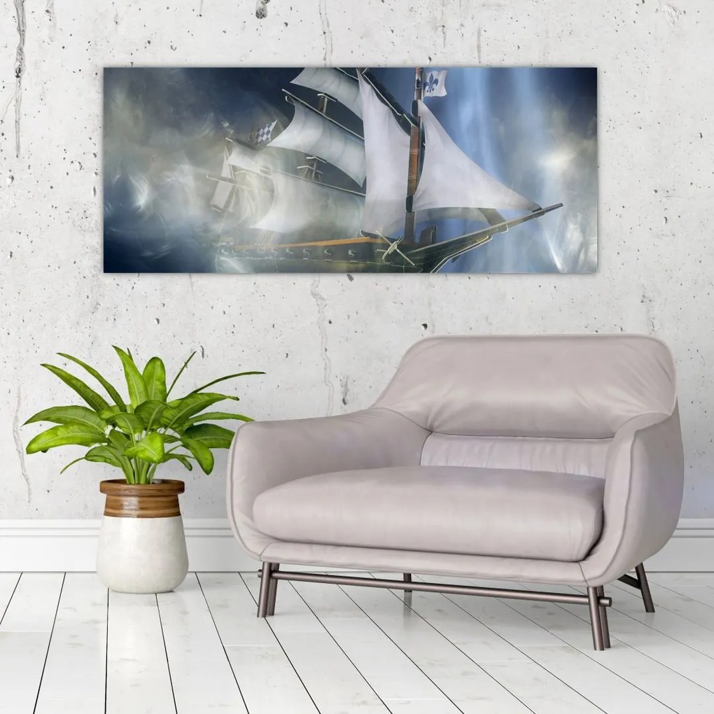 Tablou - Corabia fantomelor (120x50 cm)