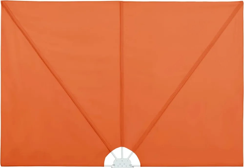 vidaXL Copertină laterală pliabilă de terasă, cărămiziu, 300x150 cm