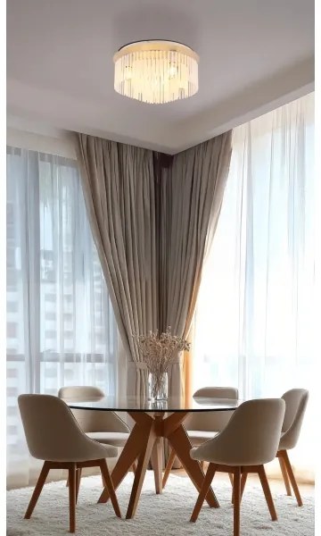 Globo 15698D1B - Lustră GORLEY, 5xE27/60W/230V, Ø 50 cm