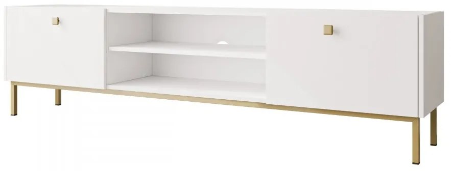 Dulap TV Probazzo 2KW (Alb + auriu) . 1106254