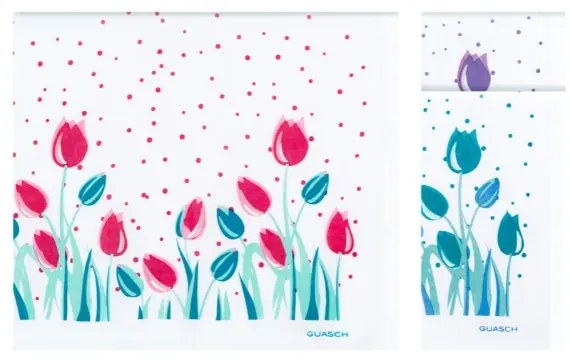 Batiste din bumbac pentru femei THALIE, 6 buc Mix 40 x 40 cm În cutie cadou 6 buc